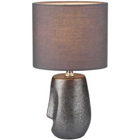 8147/1T MODERNI LN25 серый, керамика/текстиль Настольная лампа Е27 1*60W 220V AKIVI