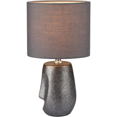 8147/1T MODERNI LN25 серый, керамика/текстиль Настольная лампа Е27 1*60W 220V AKIVI