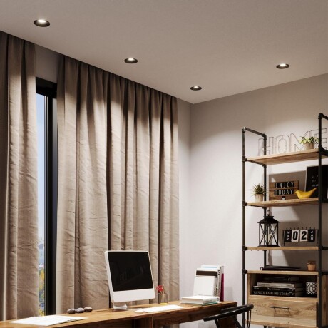 Novotech ECLAT 359889 Черный встраиваемый светильник диаметром 93мм, с CCT переключателем цветовой температуры LED 15Вт 1300Лм CRI≥90 UGR≤16 45° 3000-4000-6000К IP20 220V (коэффициент пульсации<1%)