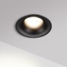 Novotech ECLAT 359889 Черный встраиваемый светильник диаметром 93мм, с CCT переключателем цветовой температуры LED 15Вт 1300Лм CRI≥90 UGR≤16 45° 3000-4000-6000К IP20 220V (коэффициент пульсации<1%)