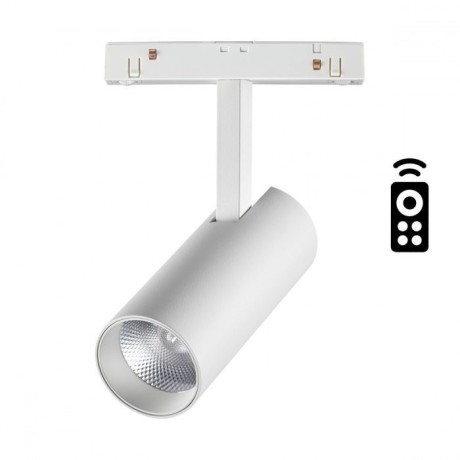 358629 Трековый светодиодный управляемый пультом светильник Novotech Flum CRI90+ 3000-6500К 1080Лм 38° 12W