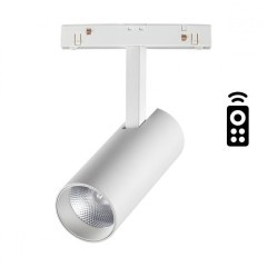 358629 Трековый светодиодный управляемый пультом светильник Novotech Flum CRI90+ 3000-6500К 1080Лм 38° 12W
