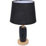 8209/1T MODERNI LN25 черный, керамика/текстиль Настольная лампа Е27 1*60W 220V VISIONA