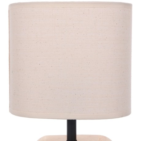 8199/1T COUNTY LN25 бежевый, дерево/текстиль Настольная лампа E27 1*60W 220V MADERANA