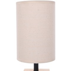 8199/1T COUNTY LN25 бежевый, дерево/текстиль Настольная лампа E27 1*60W 220V MADERANA