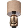 8150/1T MODERNI LN25 бронза/бежевый, керамика/текстиль Настольная лампа Е27 1*60W 220V AKIVI