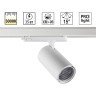 Светильник трехфазный трековый Novotech светодиодный IP20 LED 35W 3000K 220-240V HELIX 359583