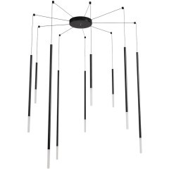 8400/27L Подвесная светодиодная люстра-паук с проводами 3м и плафонами разной длины LED 27Вт 990Лм 3000K CRI80 220V LUMION STICK