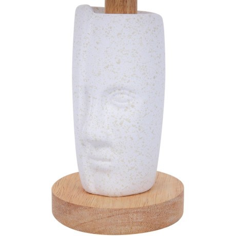 8210/1T MODERNI LN25 белый, керамика/текстиль Настольная лампа Е27 1*60W 220V VISIONA