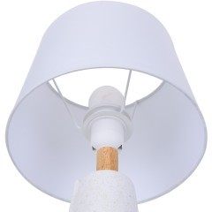 8210/1T MODERNI LN25 белый, керамика/текстиль Настольная лампа Е27 1*60W 220V VISIONA