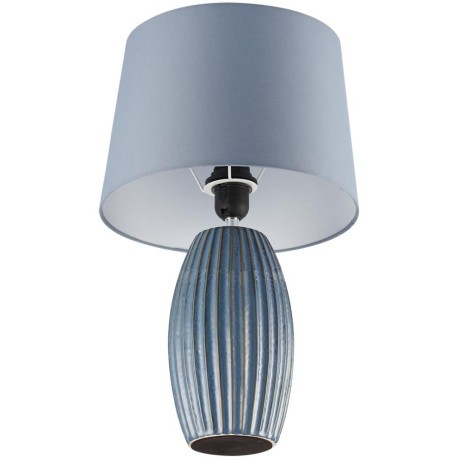 8122/1T COMFI LN25 синий, керамика/текстиль Настольная лампа E27 1*60W 220V LAPUNA