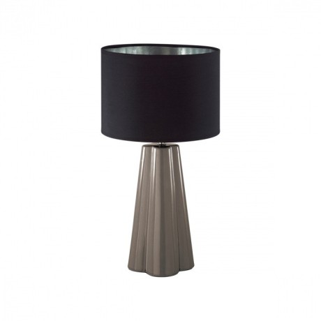 8125/1T COMFI LN25 черный/серый, керамика/текстиль Настольная лампа E27 1*60W 220V HINAMI