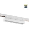 Novotech ITER 359785 Белый линейный однофазный двухжильный трековый светильник, 20см, с CCT переключением цветовой температуры, LED 12Вт 697Лм CRI≥90 108° 2700-3200-4000К IP20 220V