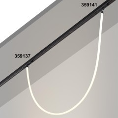 359137 Трековый светодиодный неон 1м Novotech Flum CRI90+ 3000К 1400Лм 360° 14W