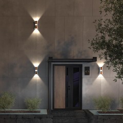 Уличный настенный светильник Novotech 358937 CALLE IP54 светодиодный 2xLED 12W