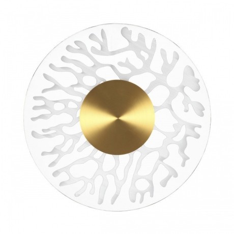 6627/9WL MIDCENT ODL24 античная бронза/металл/акрил Настенный светильник IP20 LED 9W 3000K 220V SOLARIS