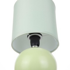 8223/1T CLASSI LN25 зеленый, керамика/текстиль Настольная лампа E14 1*40W 220V OCTAVIA