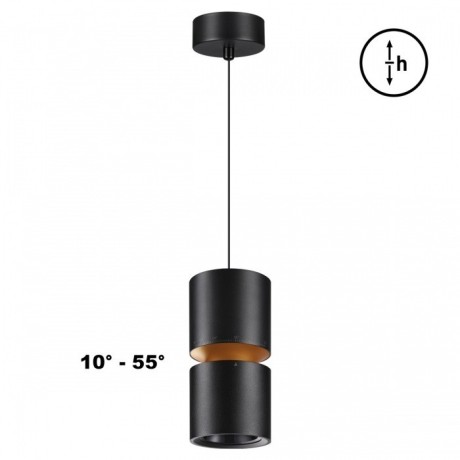 Светильник подвесной с механизмом регулировки высоты, провод 2м LED 10W/3W 3000K 1090Лм Novotech ARISTO 359340