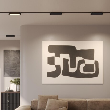 Novotech ITER 359791 Черный однофазный двухжильный трековый светильник длиной 26см, поворотный плафон, с CCT переключением цветовой температуры LED 12Вт 921Лм CRI≥90 113° 2700-3200-4000К IP20 220V