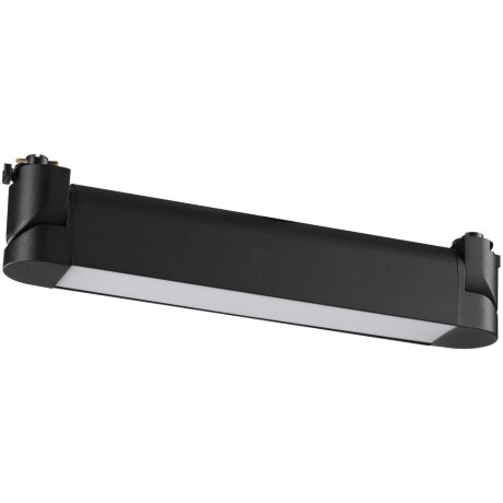 Novotech ITER 359791 Черный однофазный двухжильный трековый светильник длиной 26см, поворотный плафон, с CCT переключением цветовой температуры LED 12Вт 921Лм CRI≥90 113° 2700-3200-4000К IP20 220V