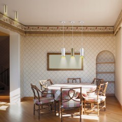 370705 KONST NT19 173 золото Декоративное кольцо для арт. 370681-370693 IP20 UNITE