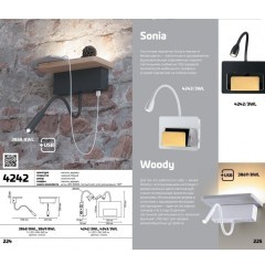 Бра Odeon Light 3869/8WL WOODY светодиодная LED 8W