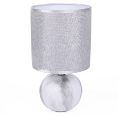 8230/1T CLASSI LN25 серый, керамика/текстиль Настольная лампа E14 1*40W 220V KOHALA