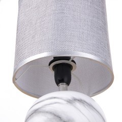 8230/1T CLASSI LN25 серый, керамика/текстиль Настольная лампа E14 1*40W 220V KOHALA