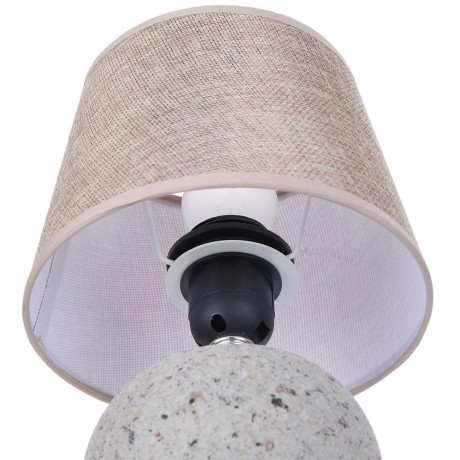 8215/1T CLASSI LN25 бежевый, керамика/текстиль Настольная лампа Е27 1*60W 220V TAREKA