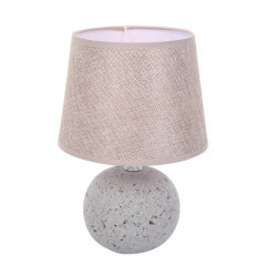 8215/1T CLASSI LN25 бежевый, керамика/текстиль Настольная лампа Е27 1*60W 220V TAREKA