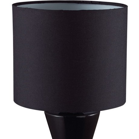 8133/1T MODERNI LN25 черный, керамика/текстиль Настольная лампа E27 1*60W 220V SEGI