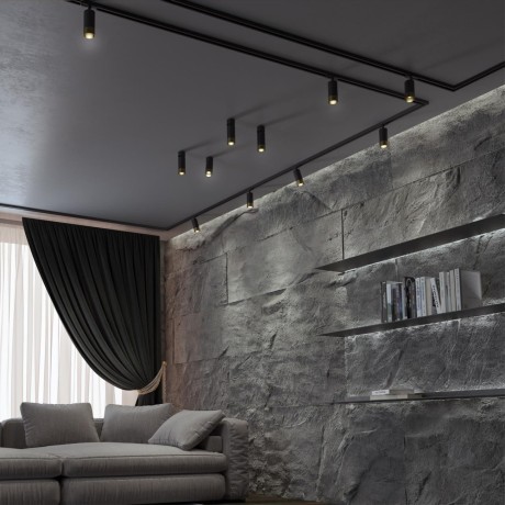 Однофазный двужильный трековый светильник Novotech 370863 SLIM под сменную лампу GU10