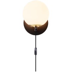 6500/1W MODERNI LN23 черный, бронза Бра E14 1*40W 220V DEXTER