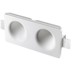 371014 Гипсовый светильник встраиваемый в стену ГКЛ под покраску IP20 2xGU10 50W 220-240V Novotech CAIL