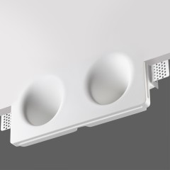 371014 Гипсовый светильник встраиваемый в стену ГКЛ под покраску IP20 2xGU10 50W 220-240V Novotech CAIL