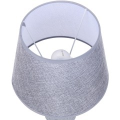 8216/1T CLASSI LN25 серый, керамика/текстиль Настольная лампа Е27 1*60W 220V FANNA