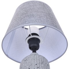 8216/1T CLASSI LN25 серый, керамика/текстиль Настольная лампа Е27 1*60W 220V FANNA