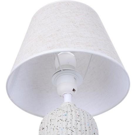 8217/1T CLASSI LN25 бежевый, керамика/текстиль Настольная лампа Е27 1*60W 220V FANNA