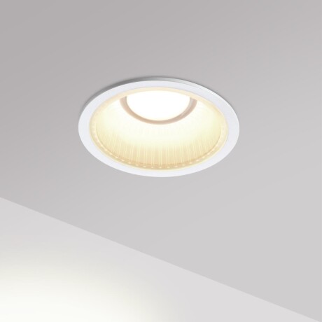 Novotech CLARTE 359873 Белый круглый встраиваемый светильник диаметром 80мм, с CCT переключателем цветовой температуры LED 7Вт 360Лм CRI≥90 70° 3000-4000-6000К IP20 220V (коэффициент пульсации<1%)