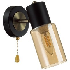 5644/1W COMFI LN23 235 чёрный, бронза Бра E14 1*40W 220V RONNIE