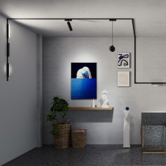 359074 Трековый магнитный светодиодный светильник Novotech SMAL 48V CRI90+ 4000К 1080Лм 90° 18W