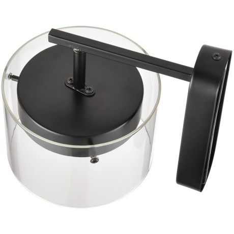 8232/1W COMFI черный/прозрачный, металл/стекло Бра LED GX70 1*10W 220V NATALINA