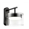 8232/1W COMFI черный/прозрачный, металл/стекло Бра LED GX70 1*10W 220V NATALINA