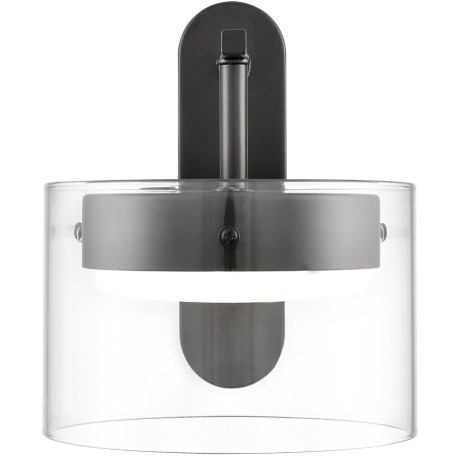 8232/1W COMFI черный/прозрачный, металл/стекло Бра LED GX70 1*10W 220V NATALINA