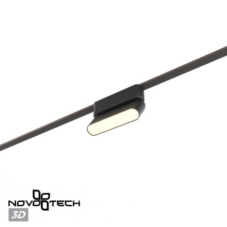 359466 Трековый ременный светодиодный SMART светильник c доп. механическим перекл. цветности Novotech EASY CRI90+ 3000-6000К 230Лм 110° 6W TUYA, Алиса, Wi-Fi