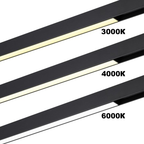 359937 Черный трековый линейный SMART светильник 44см (токопроводящий), пульт ДУ/Tuya Smart Life/Алиса 3000-6000К 220В 10Вт 120° 600Лм CRI90 Novotech VECTOR