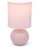 8225/1T CLASSI LN25 розовый, керамика/текстиль Настольная лампа E14 1*40W 220V OCTAVIA