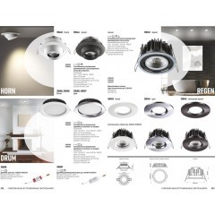 Встраиваемый светильник светодиодный диммируемый Drum 358305 IP44