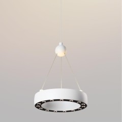 Светильник подвесной светодиодный, длина провода 2м LED 12W вниз 5W вверх 1360Лм 3000K Odeon Light TURN 359395