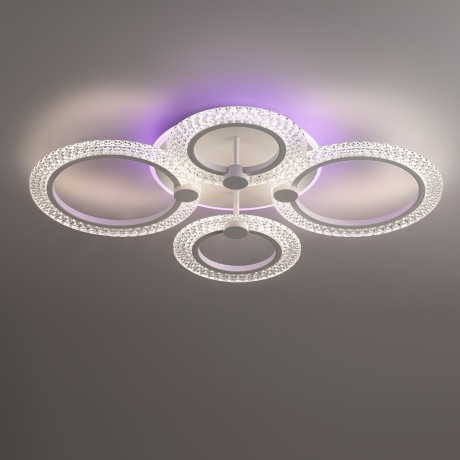 8017/60CL Потолочный светильник Lumion LEDIO c подсв. осн. LED 60W Ra90 Lm5100 220V 3000-6000K MOLLY